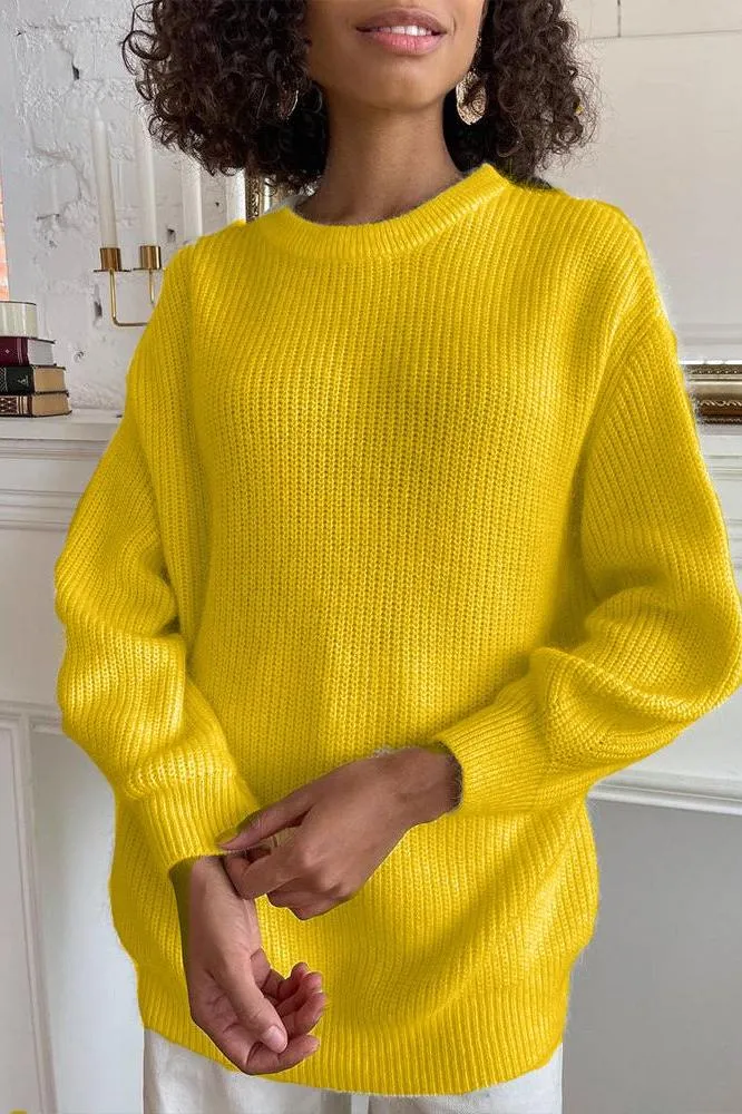 Super Soft Mink Loose Fit Knitted Sweater