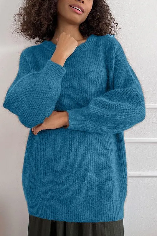 Super Soft Mink Loose Fit Knitted Sweater