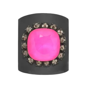 Sydney Square in Electric: Black/Pink