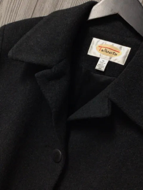 Talbots wool-cashmere Coat Size 16