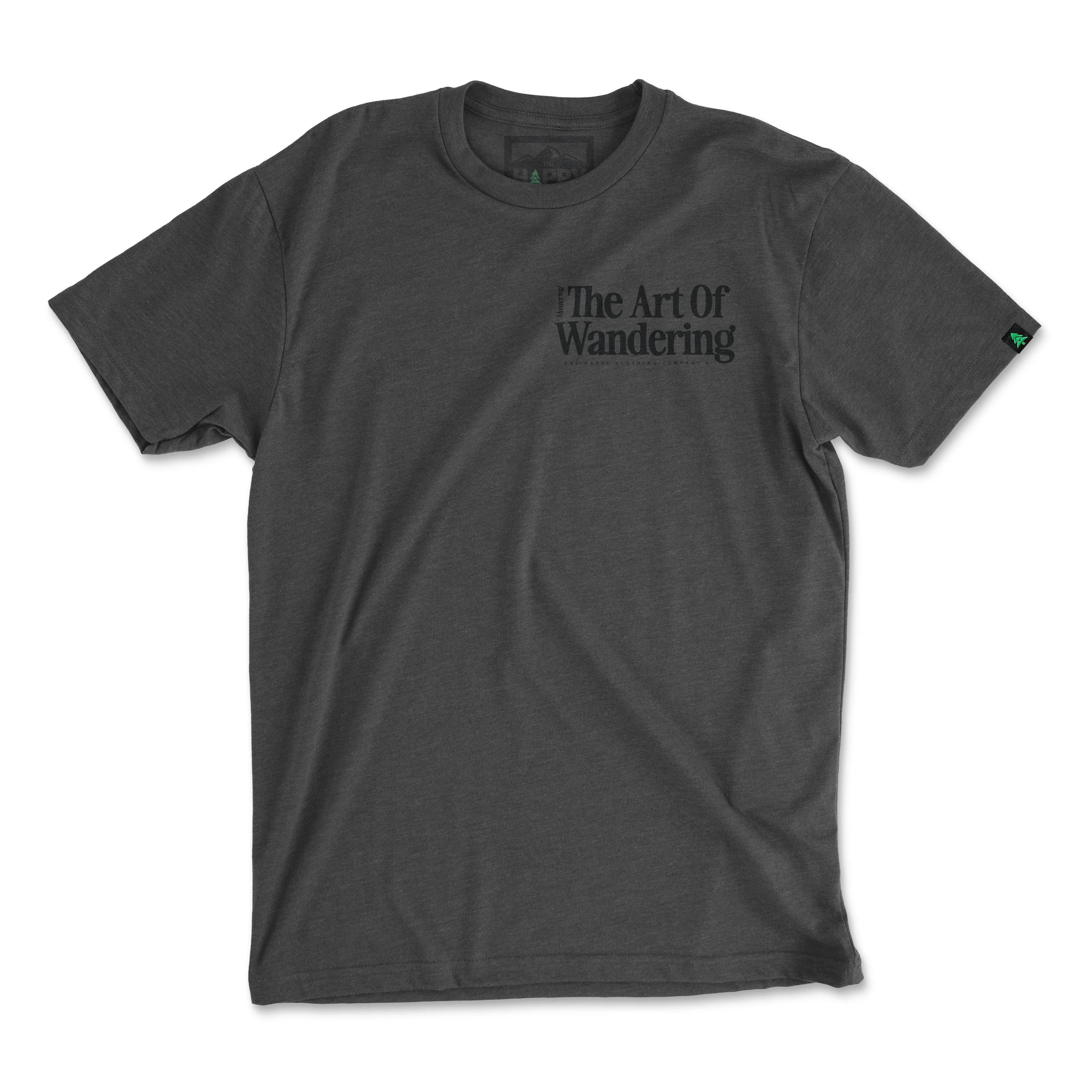 The Art Of Wandering Back Print 'Explorer Tee' | Lightweight Blend |