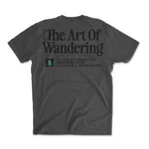 The Art Of Wandering Back Print 'Explorer Tee' | Lightweight Blend |