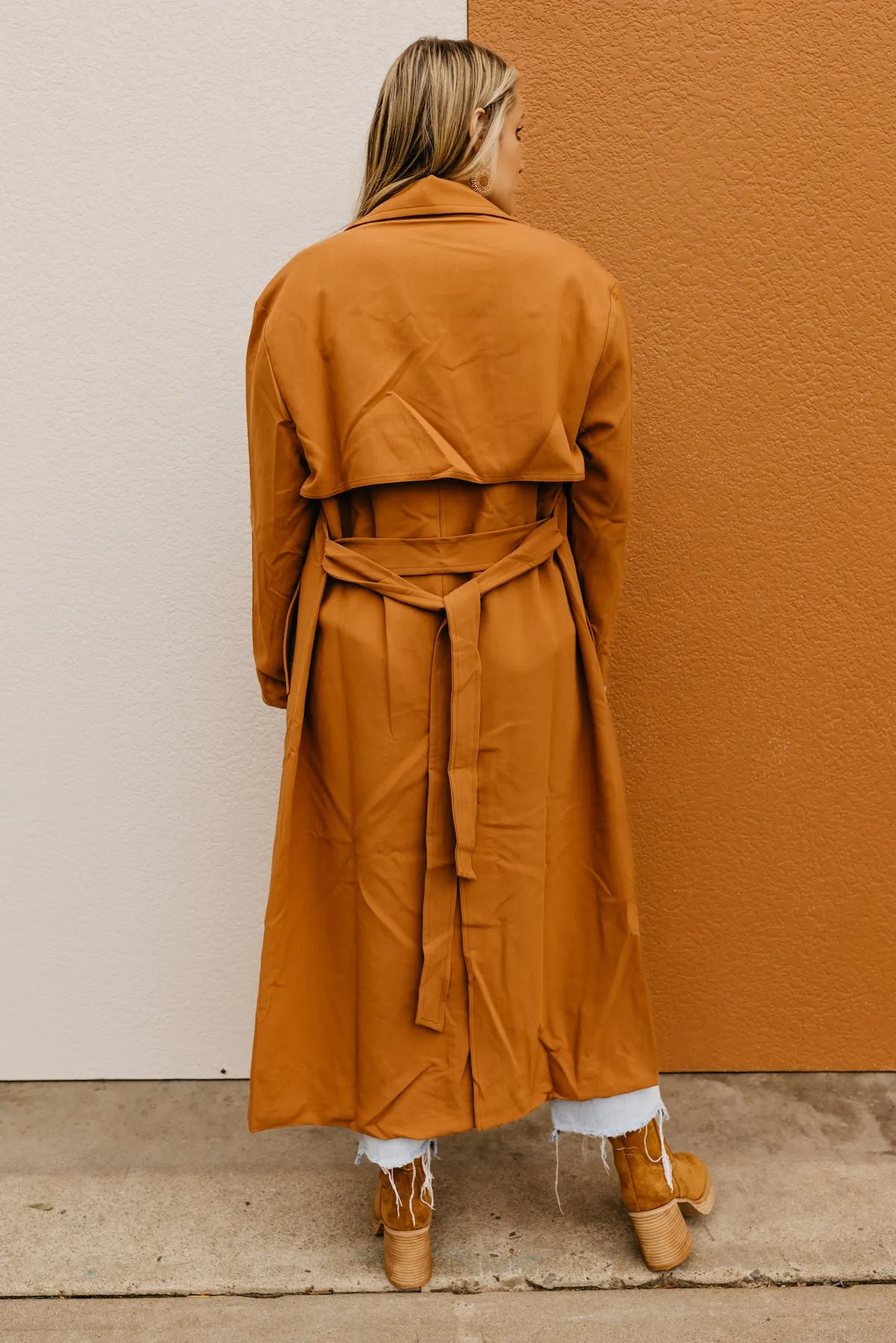 The Ensley Double Breasted Trench Coat  - FINAL SALE