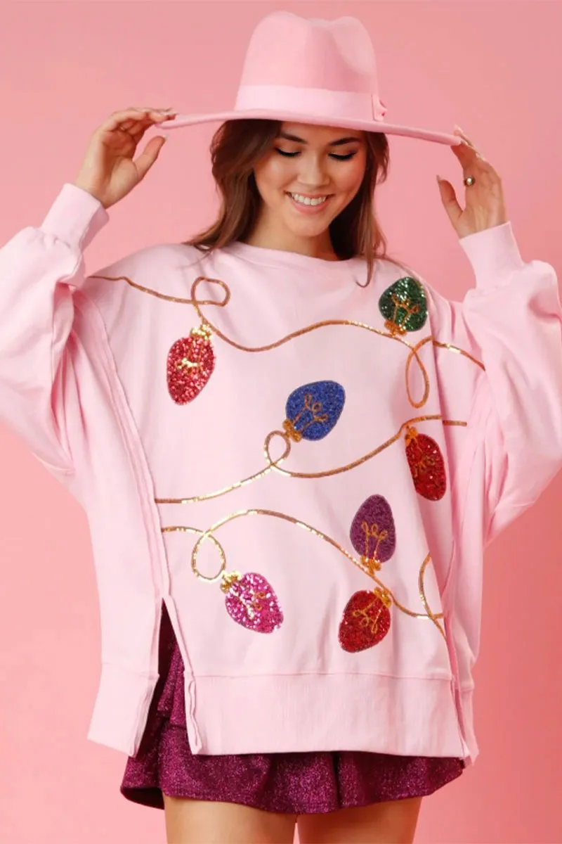TI738 Loose Fit Sweater Top