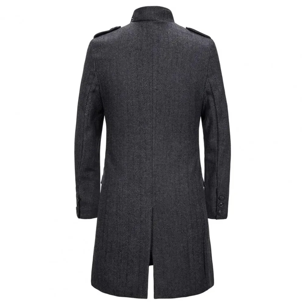 Trench Valor™ | Men's Military Trench Coat | Water-Resistant Fabric, Double-Breasted Design & Adjustable Belt