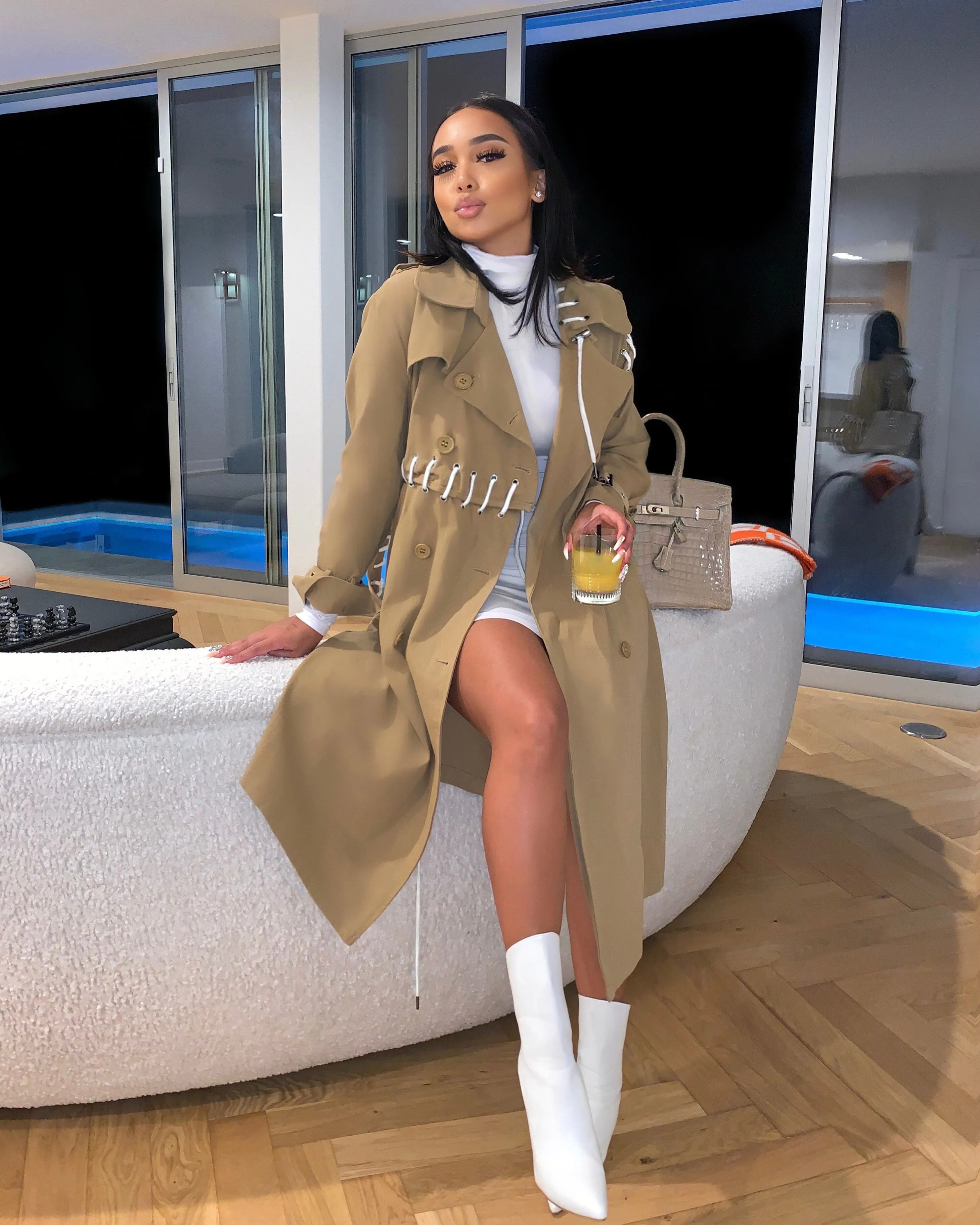 TrenchCoat Mee Look: PreOrder Ships in 4-6 Business Days