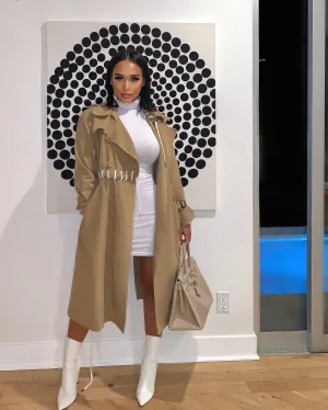 TrenchCoat Mee Look: PreOrder Ships in 4-6 Business Days