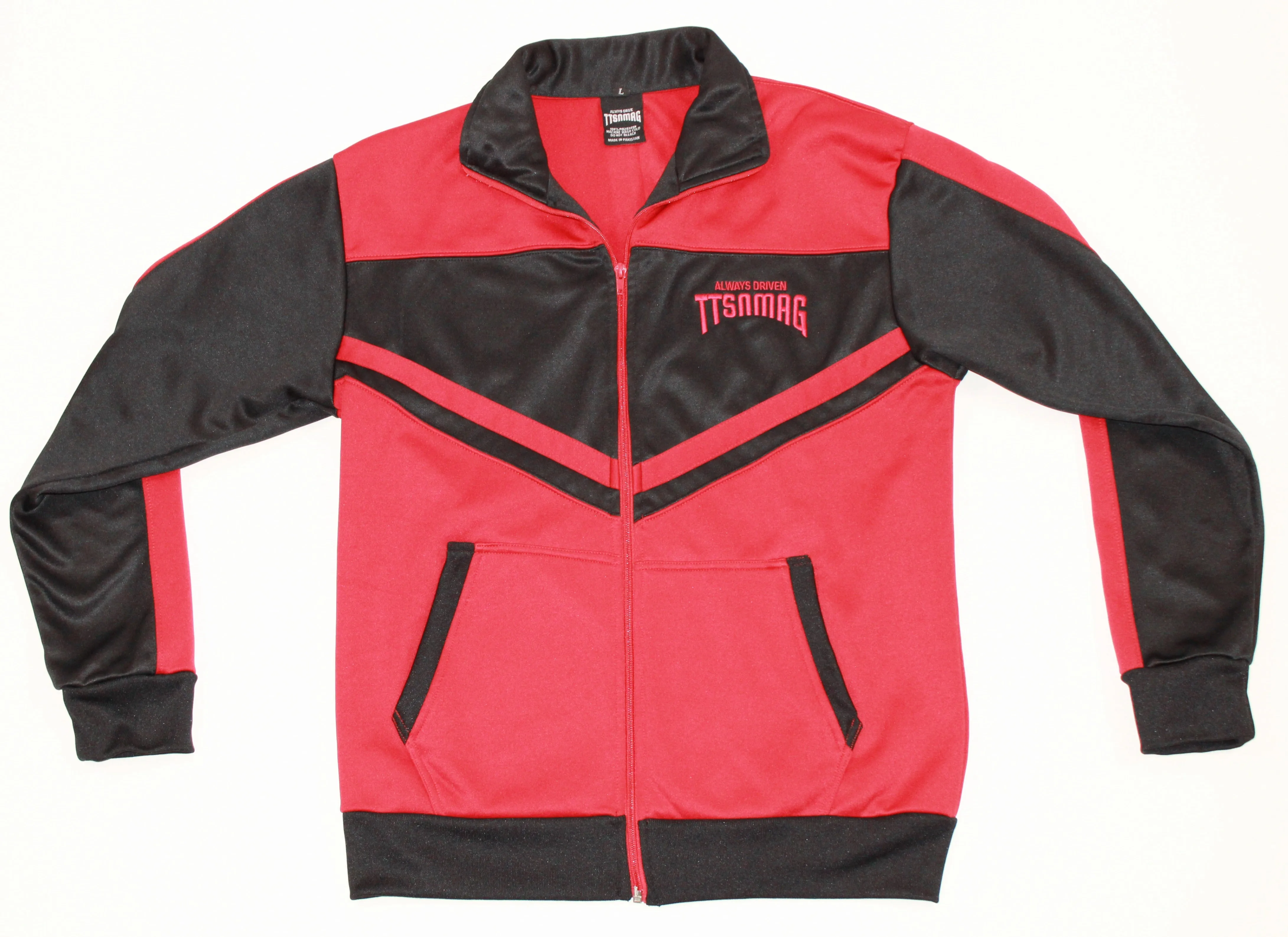 TTSNMAG Tracksuit Jacket (BLACK & RED)