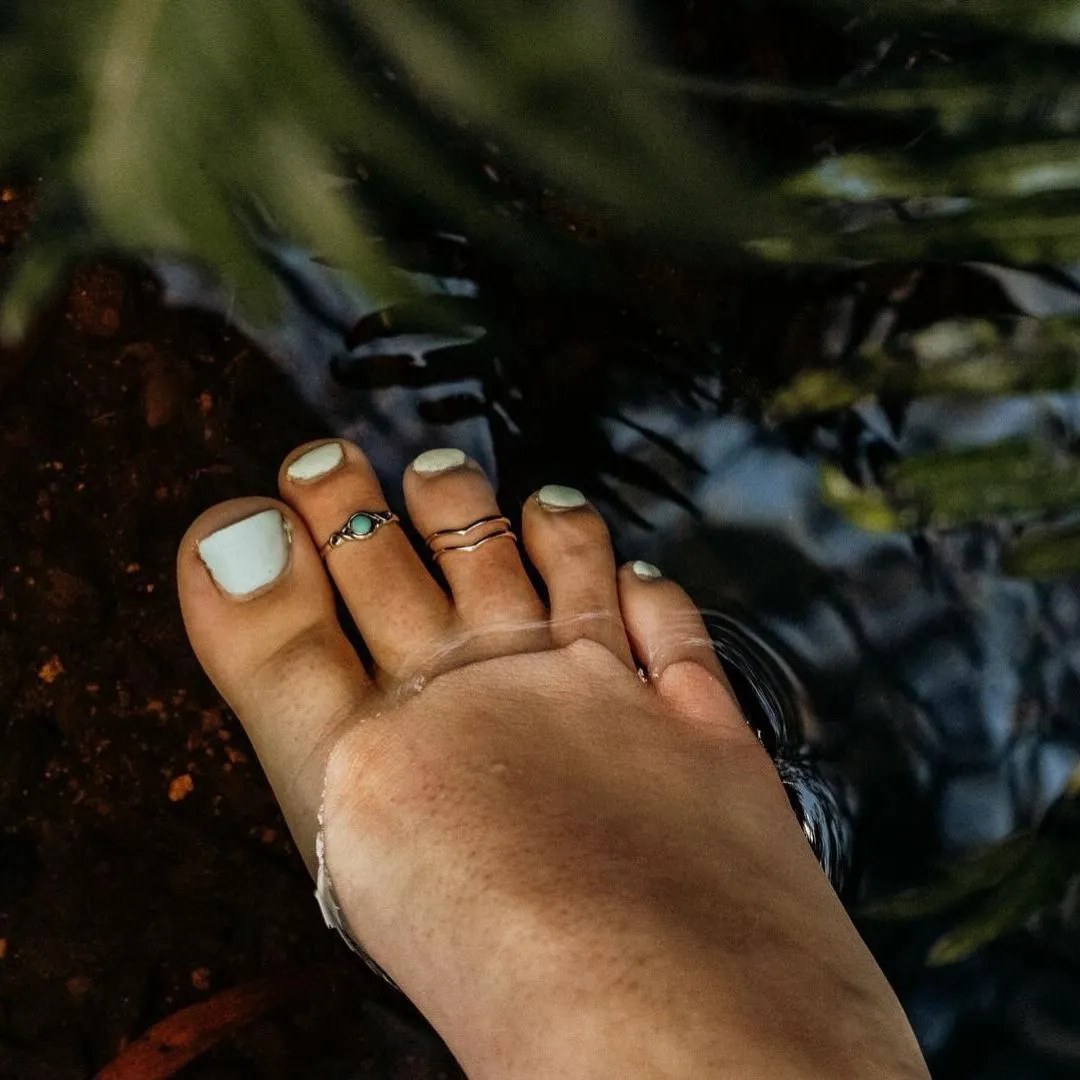 Turquoise Tranquility Toe Ring