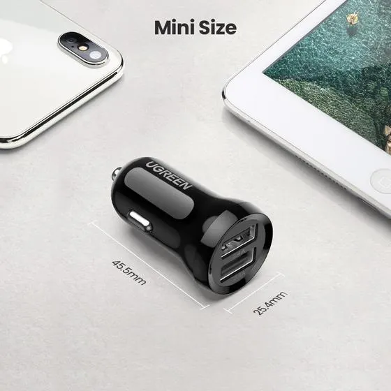 Ugreen Dual USB Port Car Charger