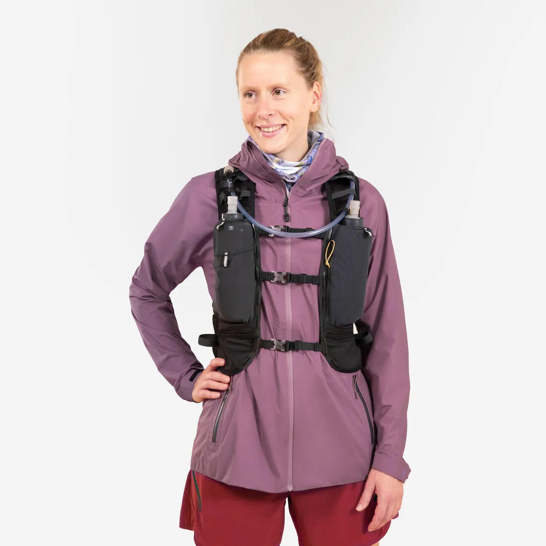 UNISEX ULTRA TRAIL RUNNING BAG 15 L - BLACK/BRONZE