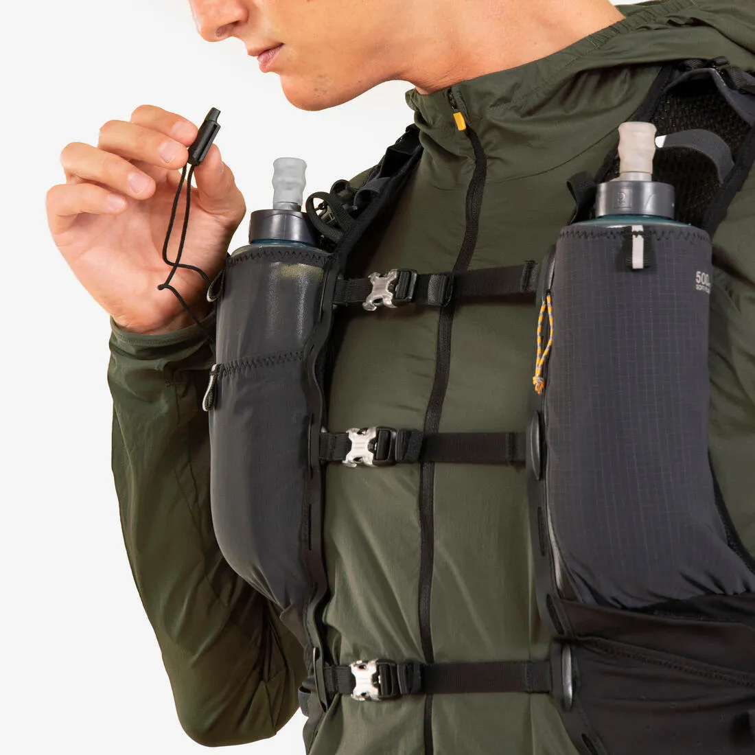 UNISEX ULTRA TRAIL RUNNING BAG 15 L - BLACK/BRONZE
