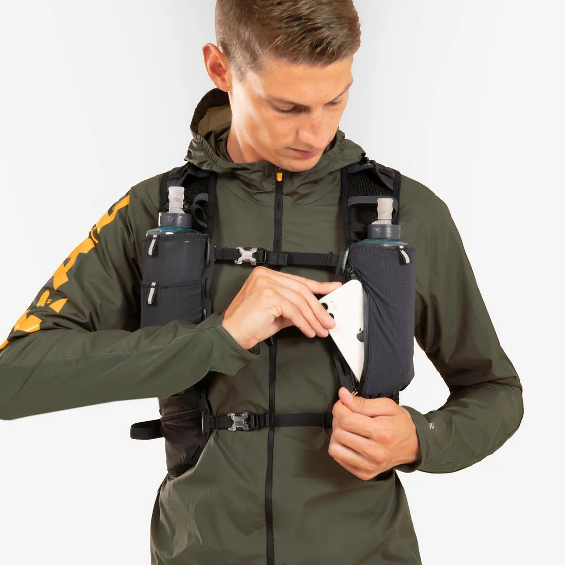 UNISEX ULTRA TRAIL RUNNING BAG 15 L - BLACK/BRONZE