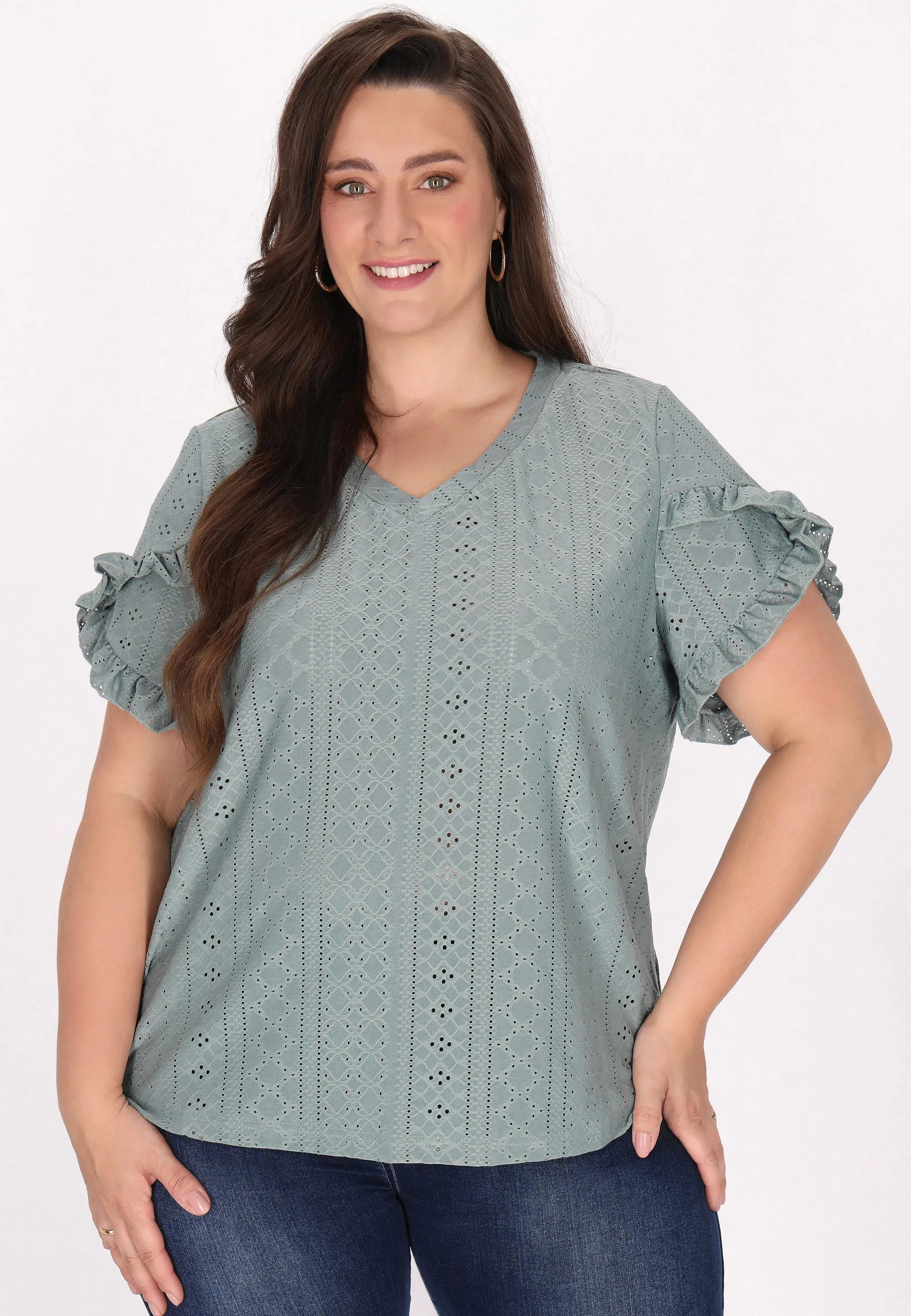 usha FESTIVAL Women's Plus Size Blouse