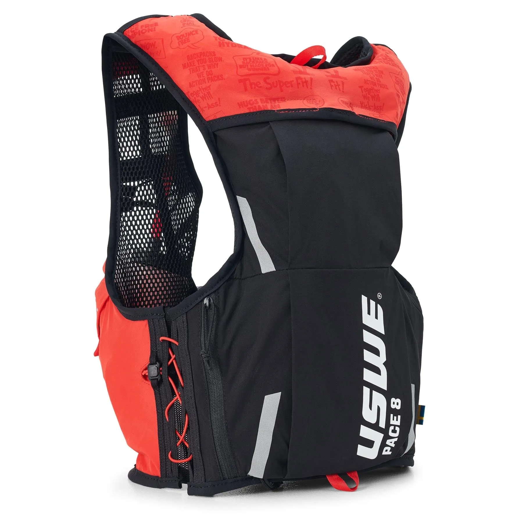 USWE Pace 8L Trail Running / Hiking Hydration Vest - Red