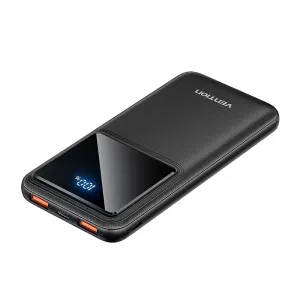Vention 10000mAh Power Bank (Micro-USB  USB-C USB-A USB-A) 22.5W Black