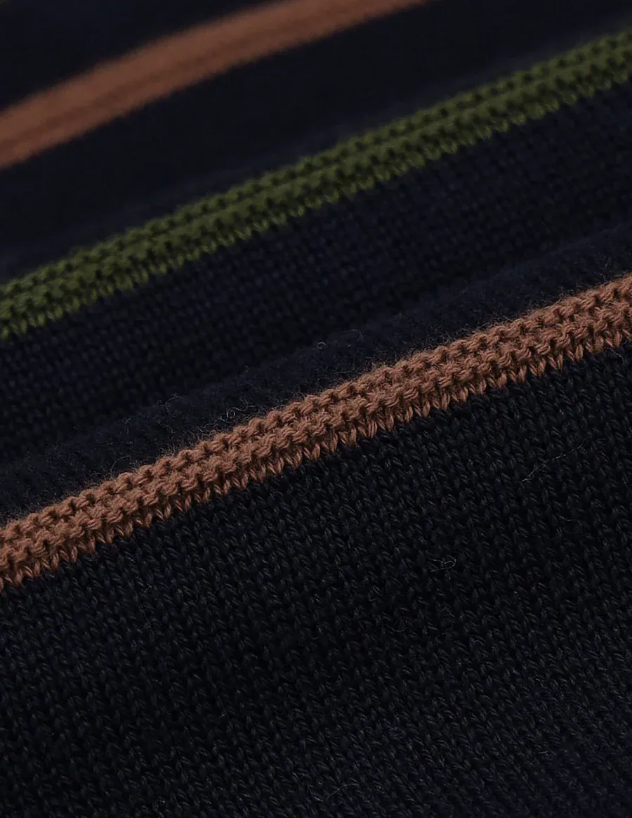 Vertical Striped Regular Fit Sweater