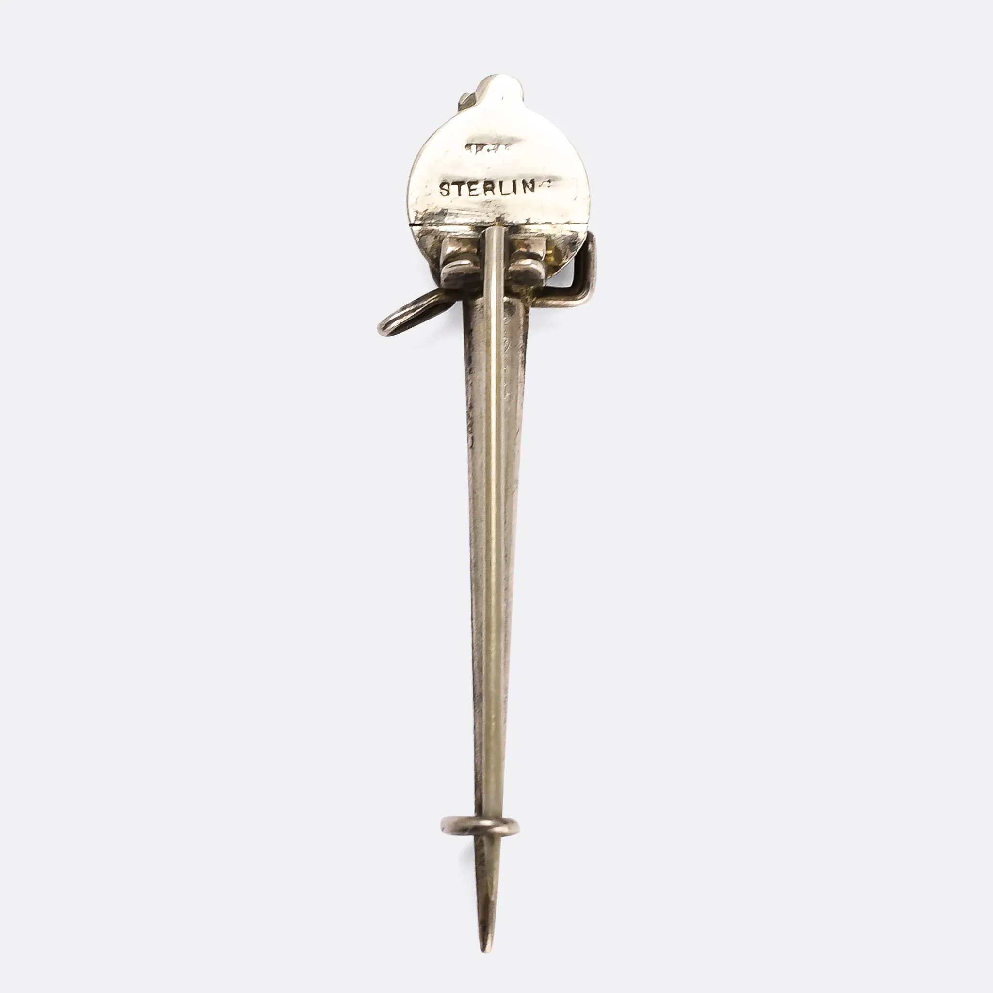 Victorian Silver Broadsword Brooch