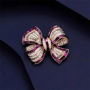 Vintage Blue Bowknot Brooches