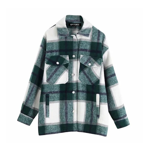 Vintage Stylish Pockets Jacket
