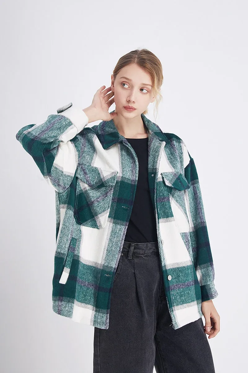 Vintage Stylish Pockets Jacket