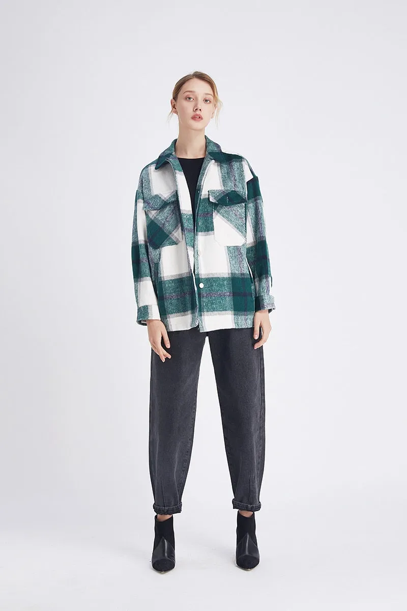 Vintage Stylish Pockets Jacket