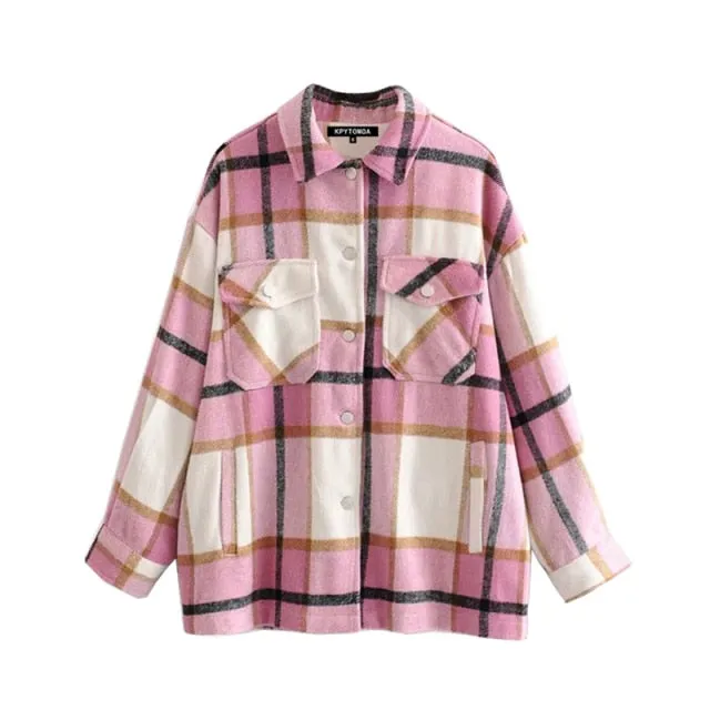 Vintage Stylish Pockets Jacket