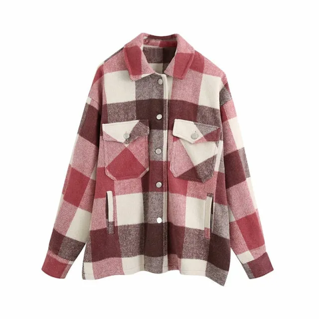 Vintage Stylish Pockets Jacket
