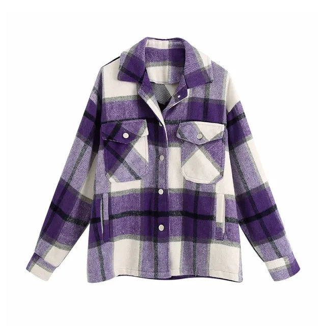 Vintage Stylish Pockets Jacket
