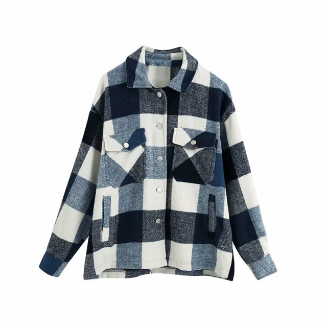 Vintage Stylish Pockets Jacket