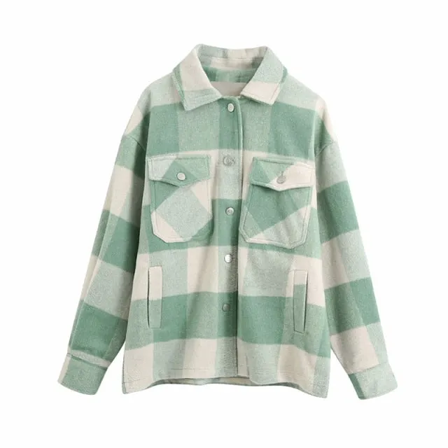 Vintage Stylish Pockets Jacket