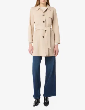 Water-repellent trench coat