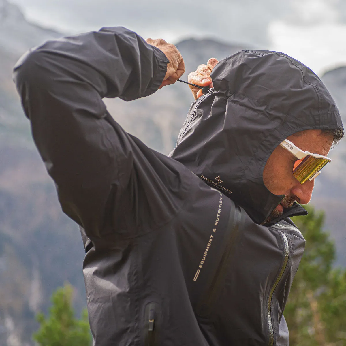 Waterproof trail running jacket Expand