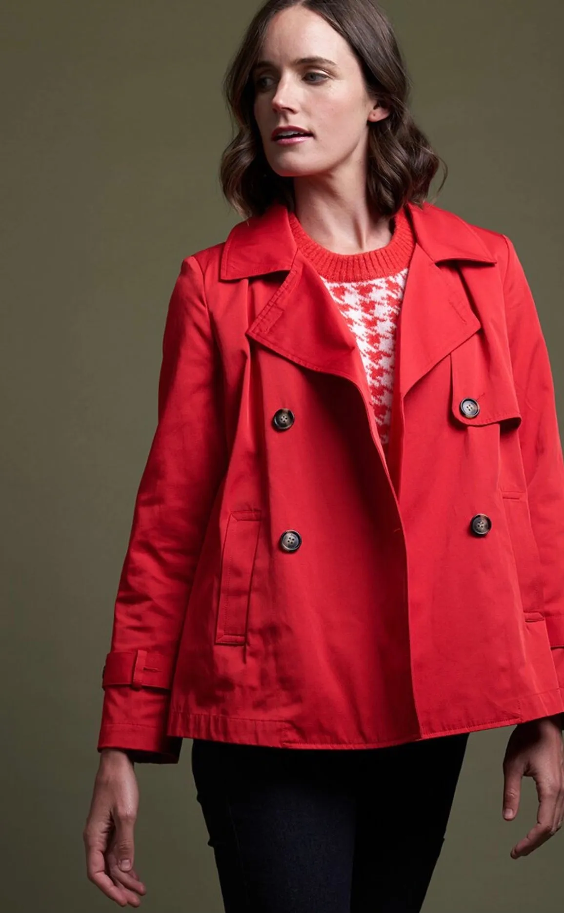 Wats On Trench - Red