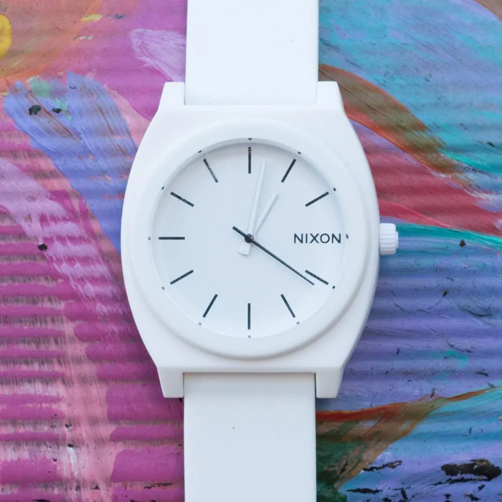 White Silicone Rubber Quick Release Watch Band