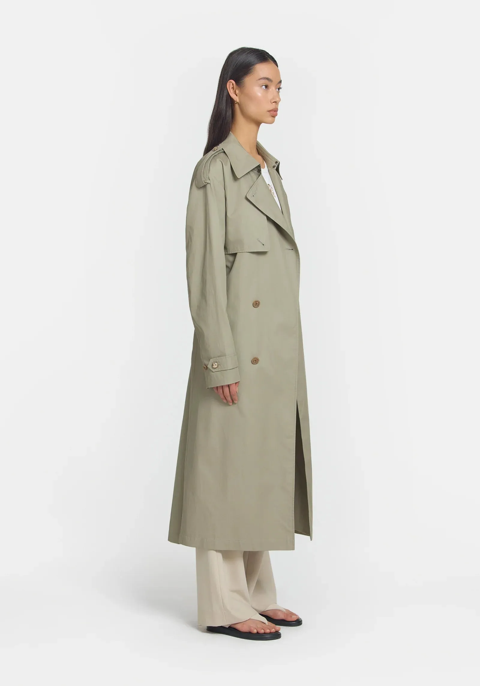 Wildcat Unisex Trench - Overland Green