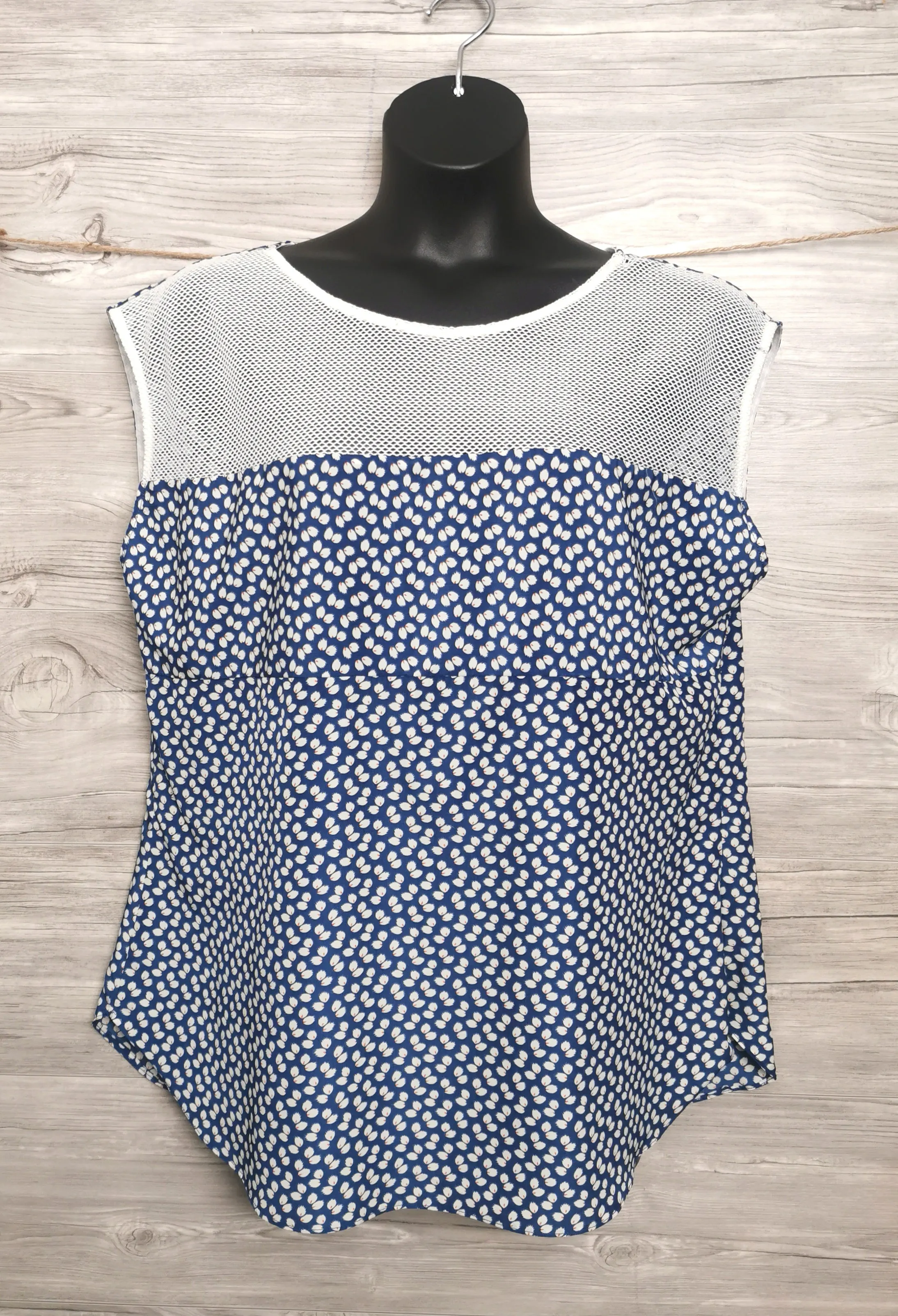 WOMENS PLUS SIZE XL - MELISSA NEPTON, Patterned Dress Top NWOT B53