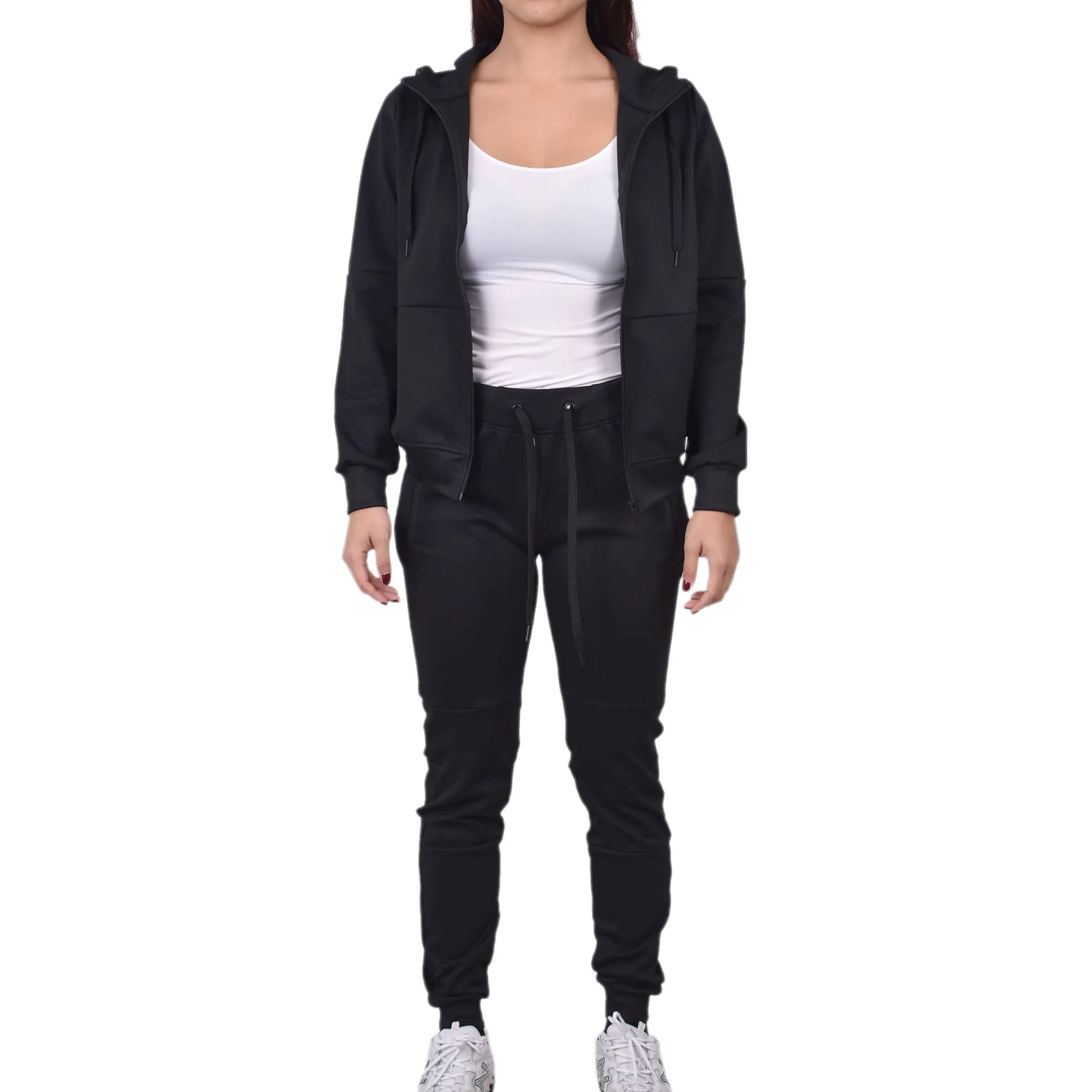 Women's Tech Fleece Tracksuit - Black