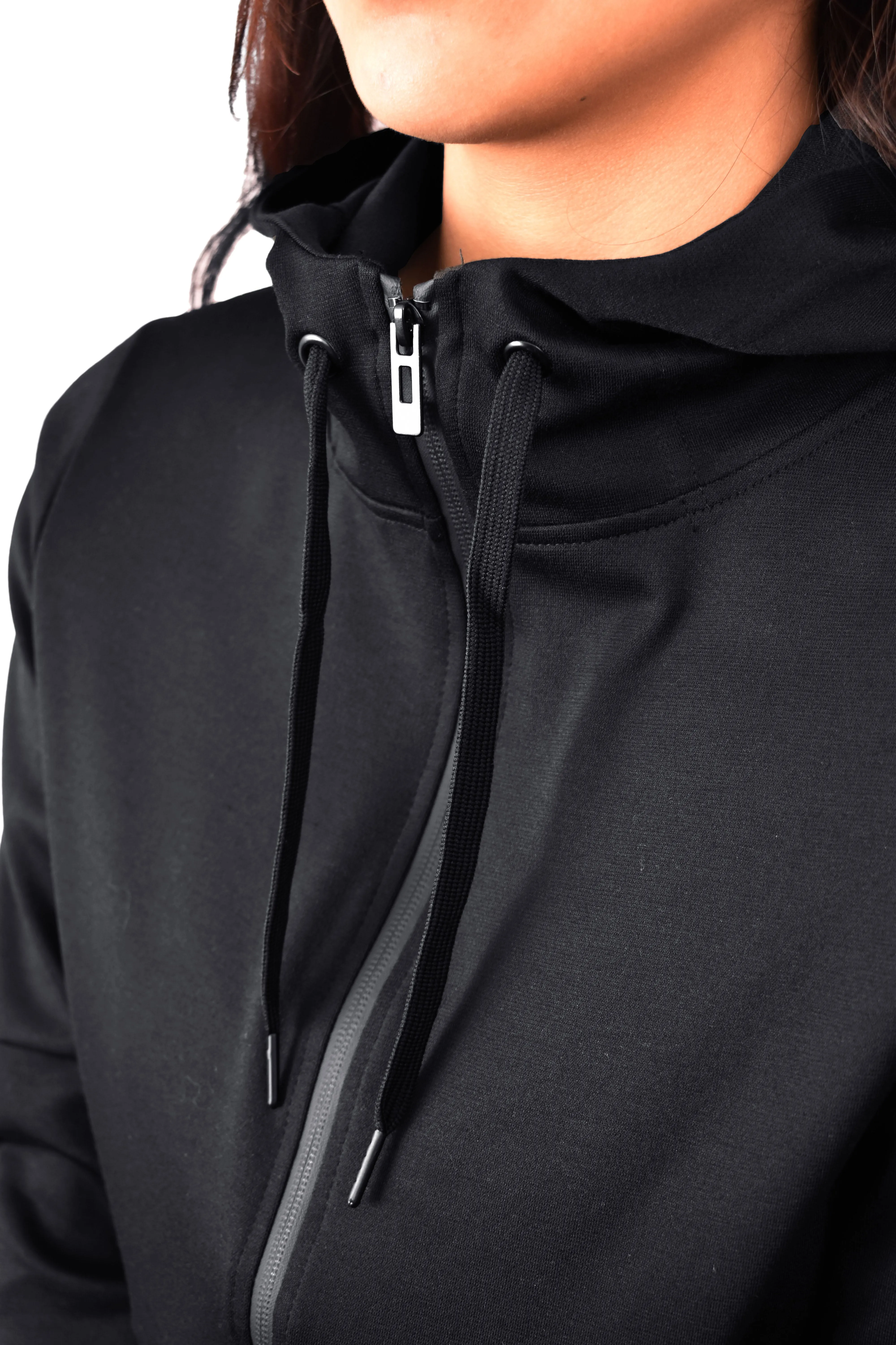 Women's Tech Fleece Tracksuit - Black
