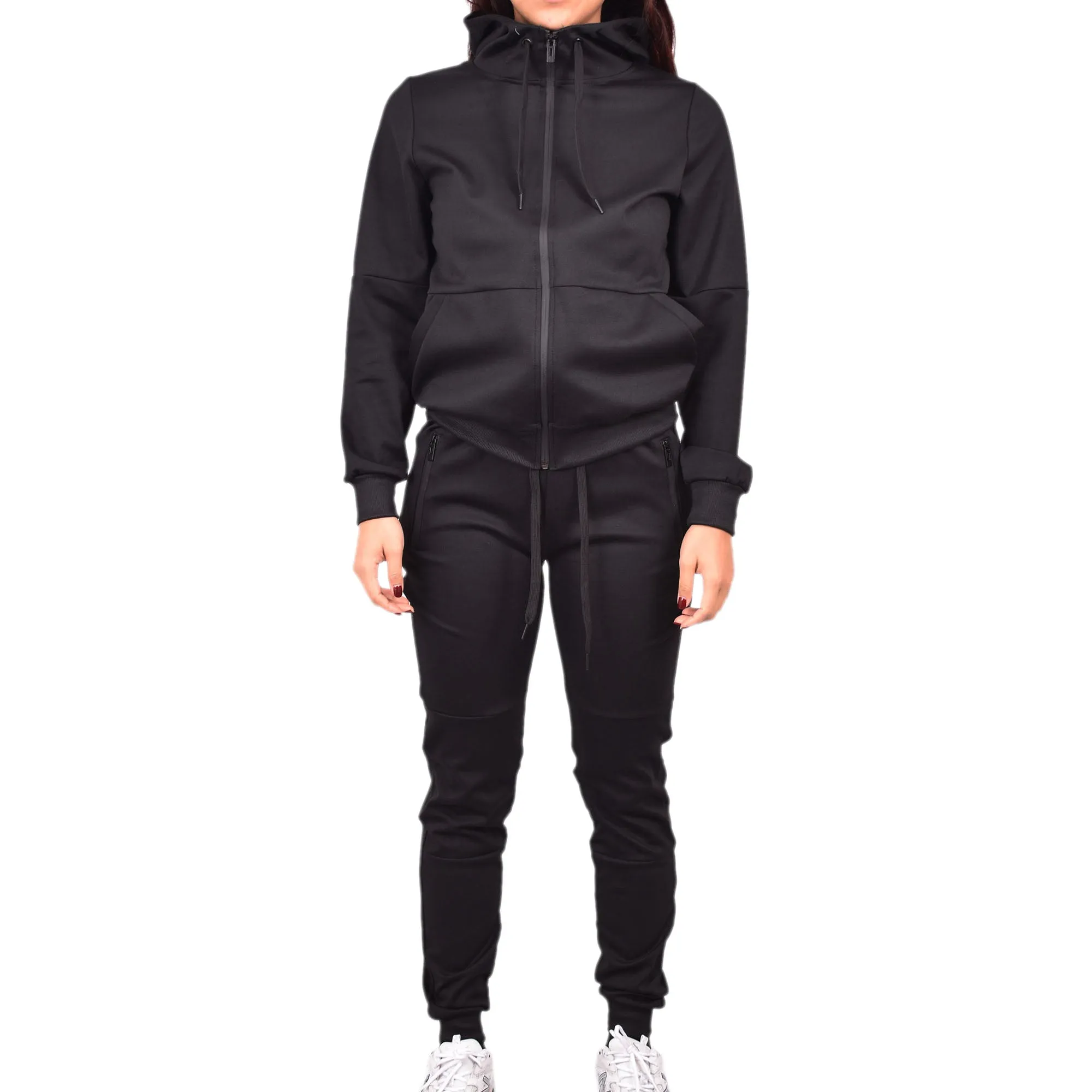 Women's Tech Fleece Tracksuit - Black
