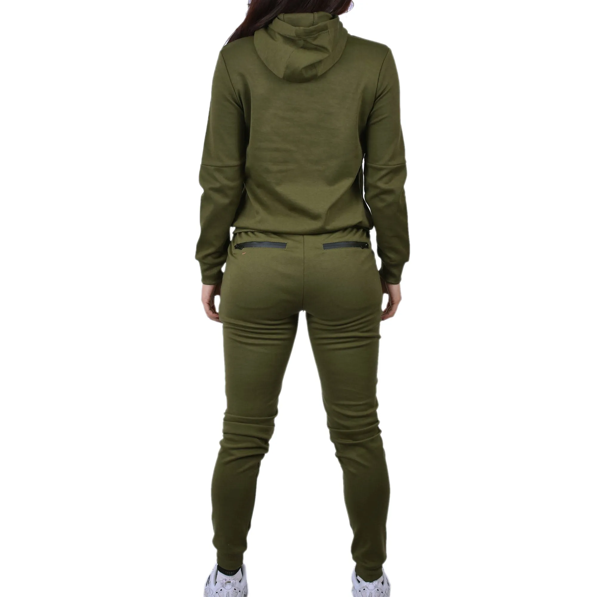 Women's Tech Fleece Tracksuit  - Olive