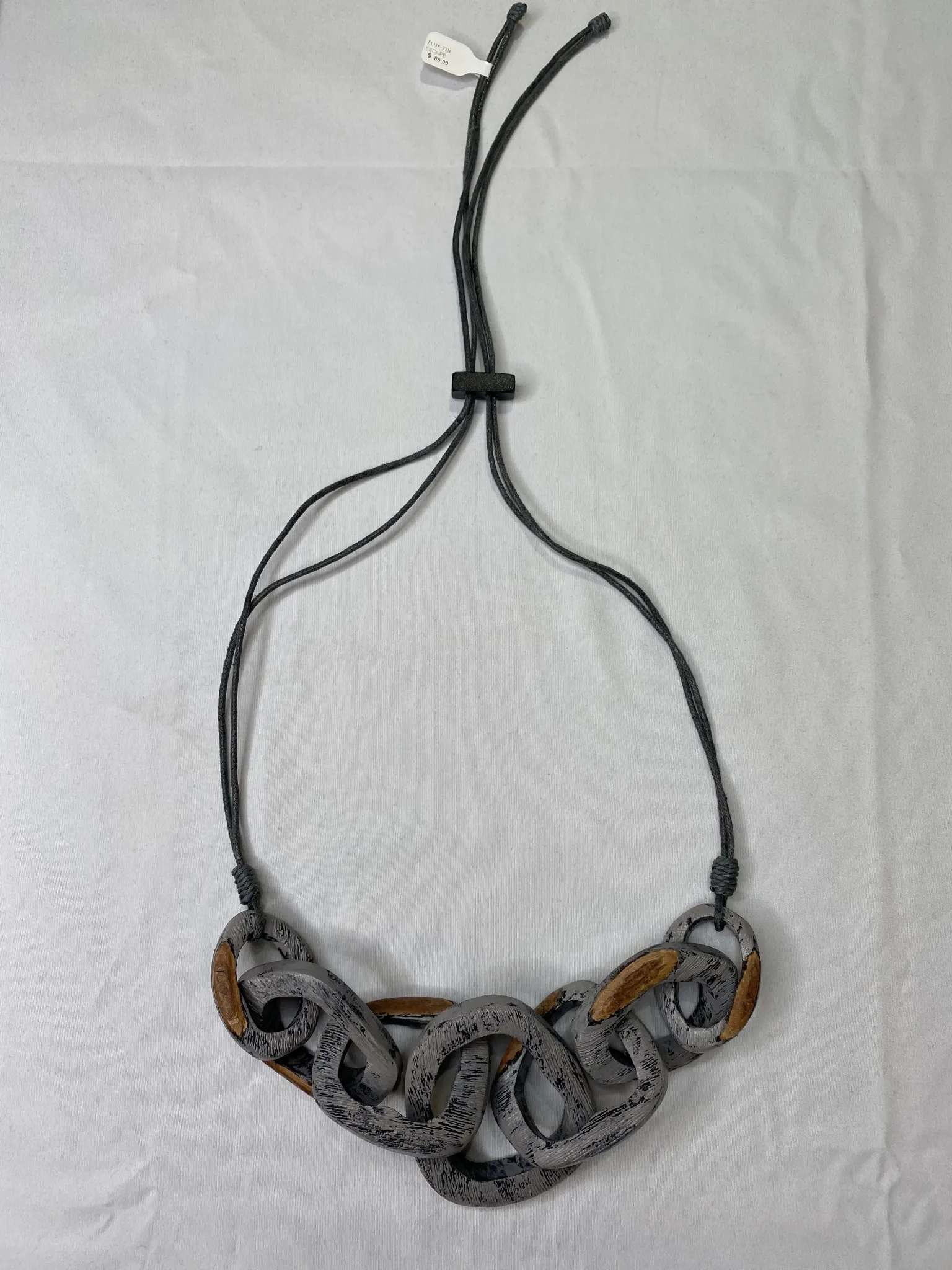 Wood Rings Necklace