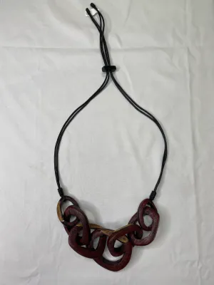 Wood Rings Necklace