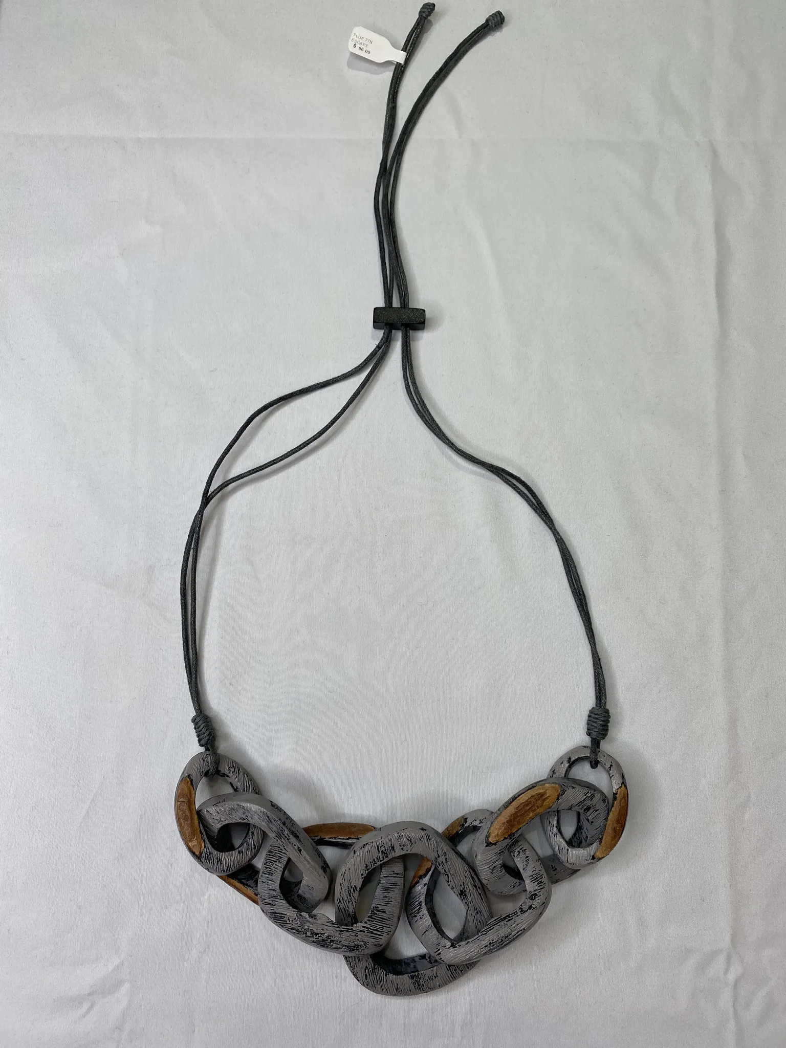Wood Rings Necklace