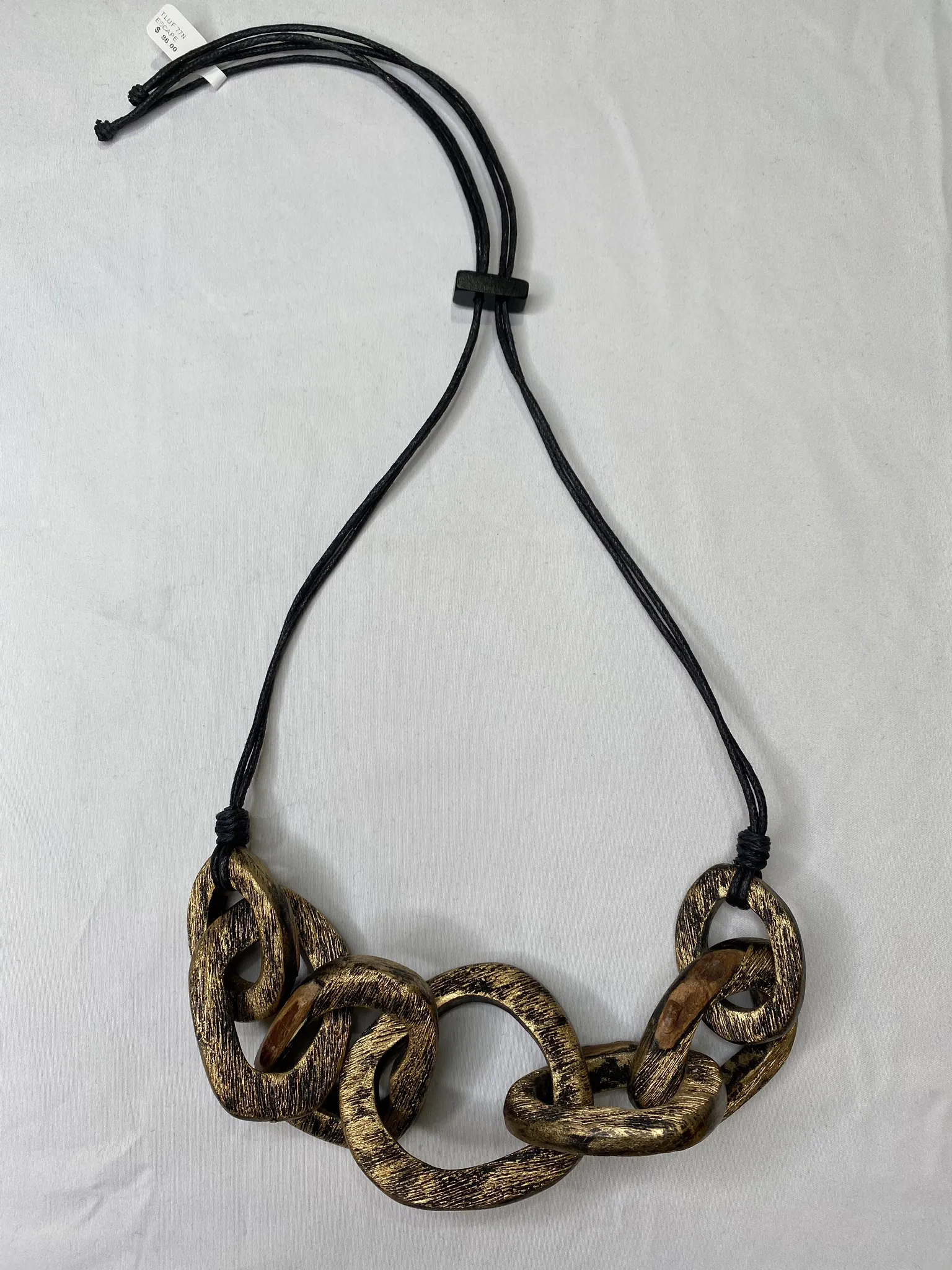 Wood Rings Necklace