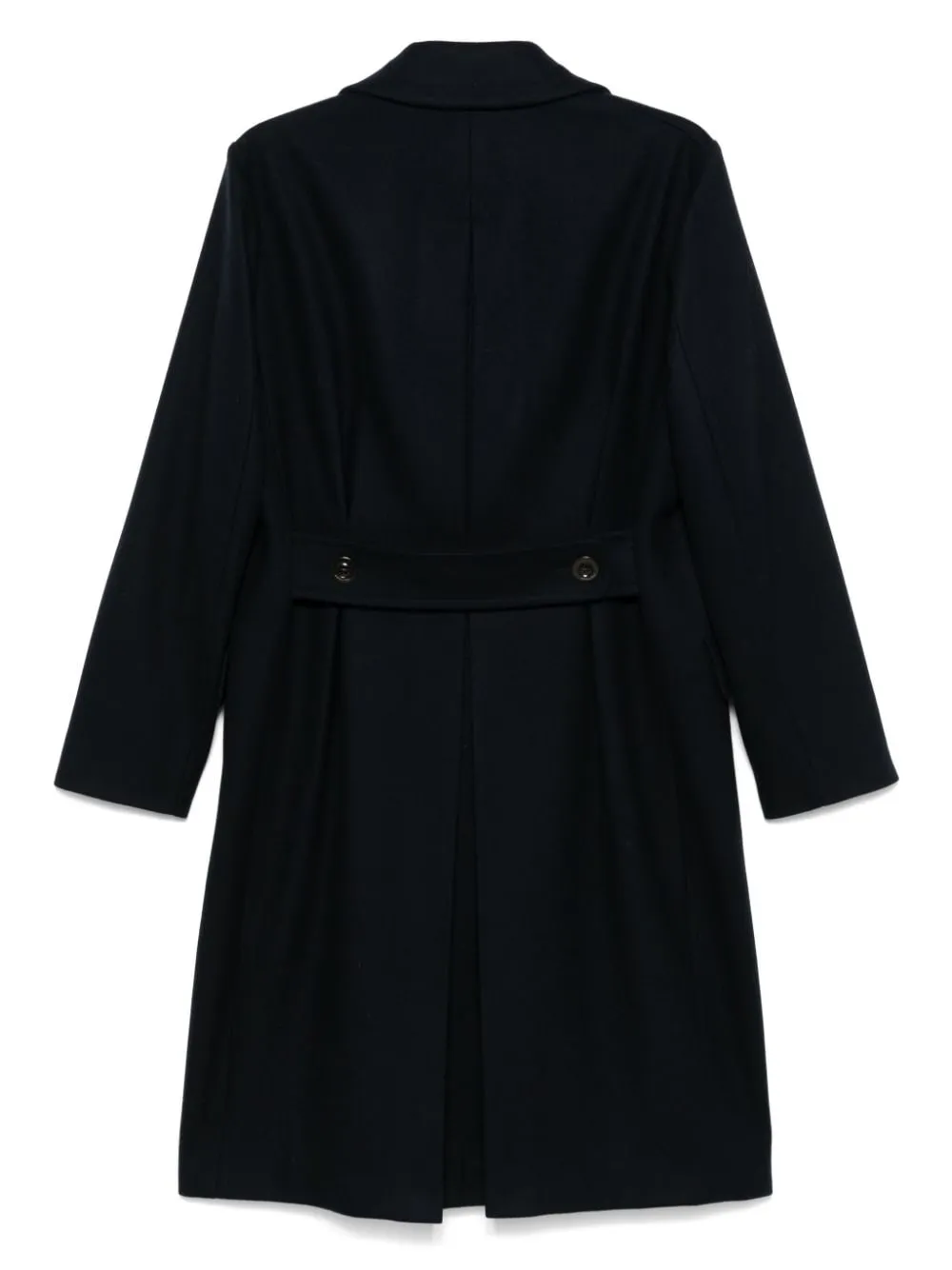 Wool and cahsmere double-breasted coat