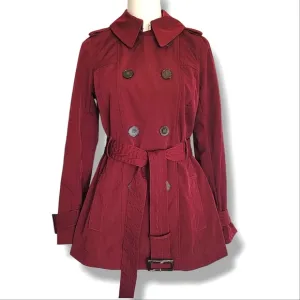 Worthington Women's Spring Summer Outdoor Casual Trench Coat Jacket Small US 4/6