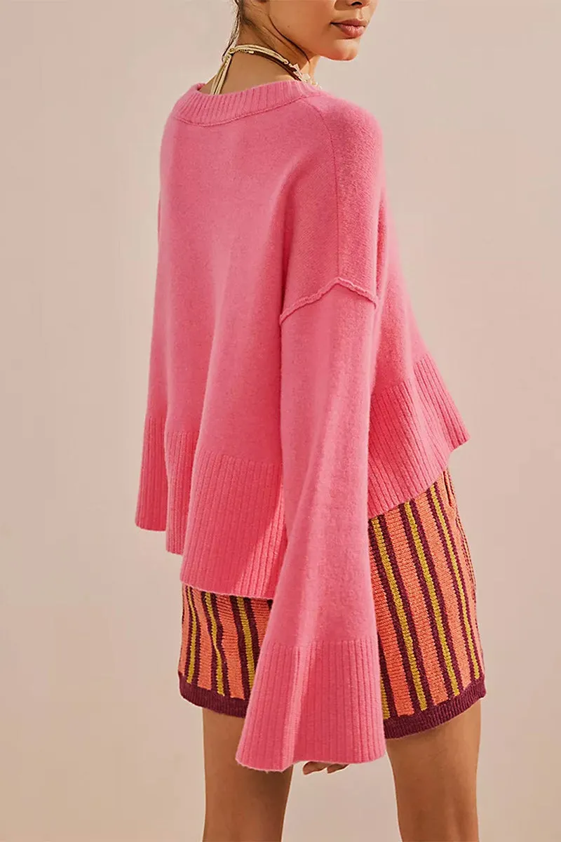 WR3364 Pinky Loose Fit Sweater Outerwear