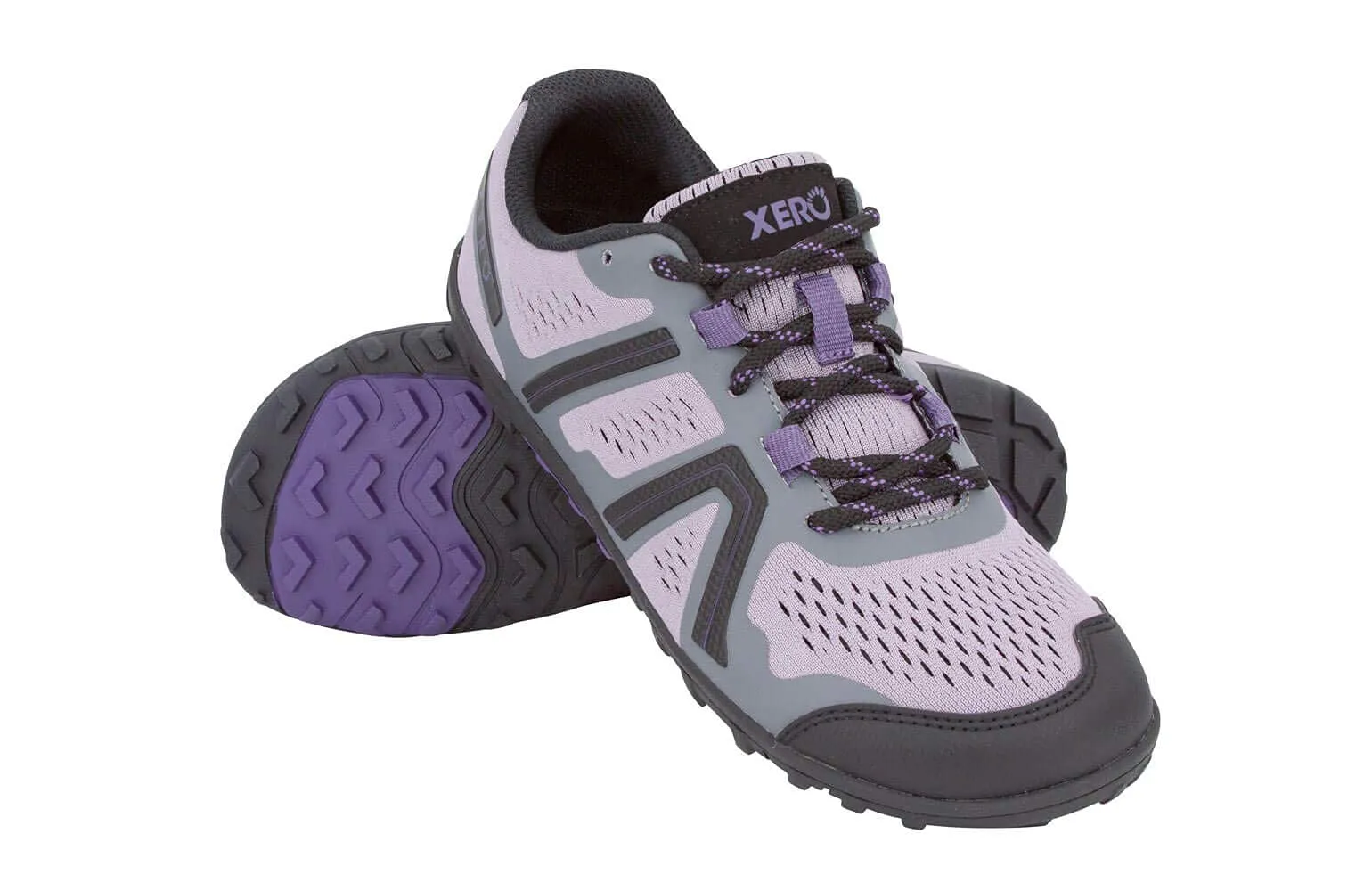 Xero Shoes Women's Mesa Trail Running Shoe - Lightweight Barefoot Trail Runner 10 Orchid