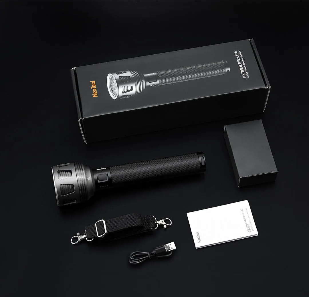 Xiaomi Nextool 4*LED  Flashlight 3600 lumens 450m 5 Modes IPX7 Waterproof Type-C Rechargeable Torch for Camping